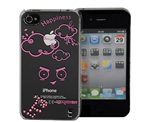 iPhone  4/4S Luxurious pink diamond-encrusted mood Friday case