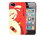 iPhone  4/4S Rabbit small chestnut glaze case(distressed rabbit)